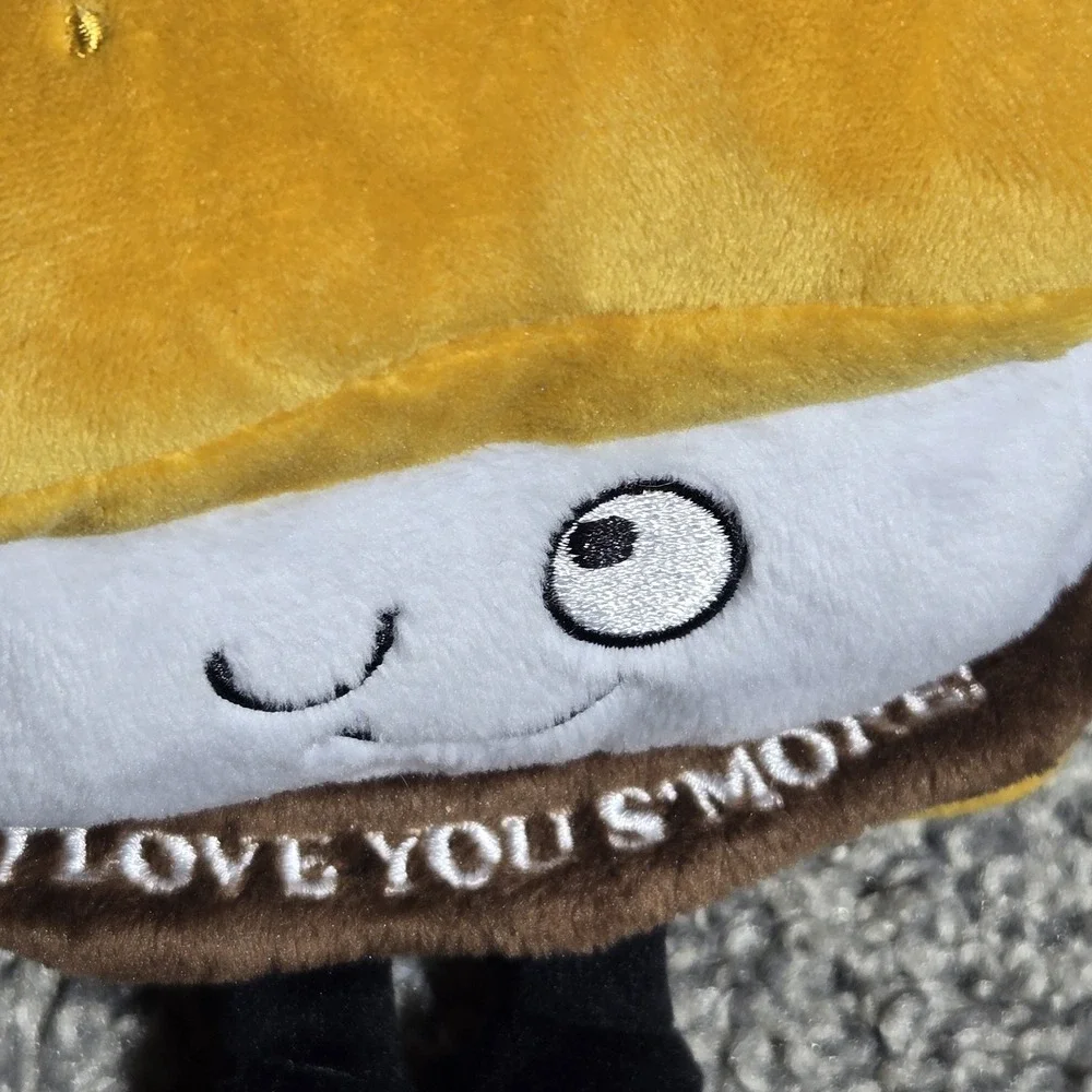 Punchkins Plush Stuffed Animal I Love You S'more Valentine Campfire Dessert Love